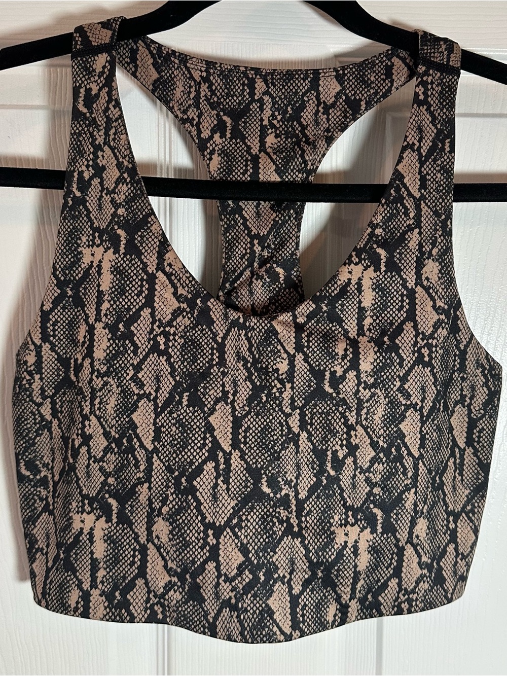 Zella Snake Print Racerback Top Size Small - Picture 9 of 13